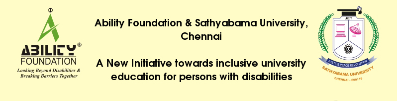 Ability foundation and Sathyabama University