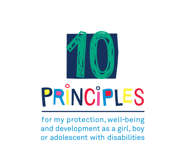 The 10 principles for my protection, well-being and development as a girl, boy or adolescent with disabilities