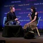 The host of the BBC’s flagship science and technology show enthralled the audience as he invited a partially sighted guest, 22 year old Maisy McAdam, on stage to trial new ‘give vision’ glasses.