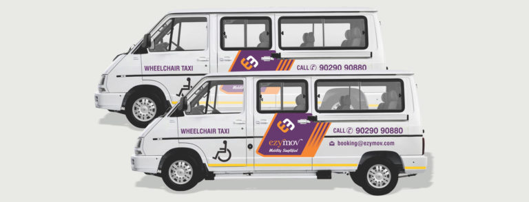 EzyMov - Wheelchair Taxi Service - Wheelchair Taxi, Vehicle Modifications, Mobility Products, Trained & sensitized drivers and best & the safest equipment