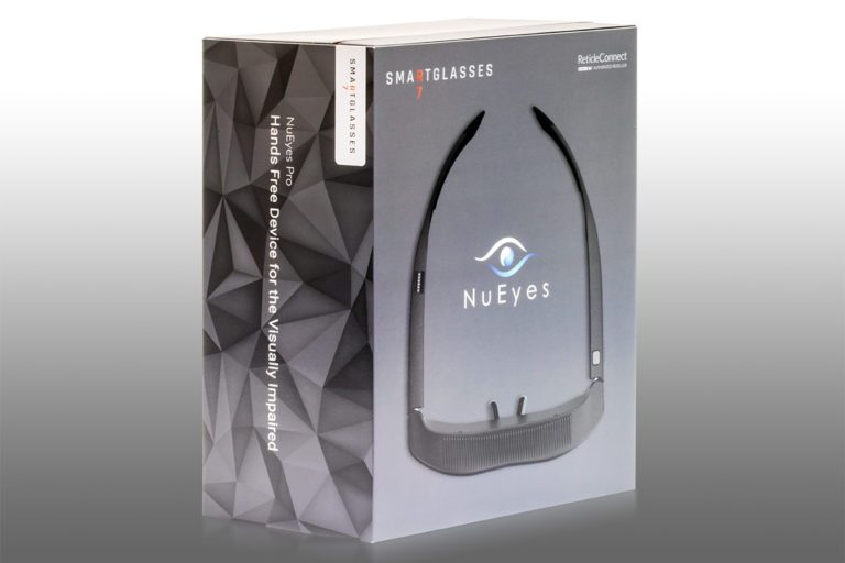 Read and write using NuEyes Watch TV and Movies See the faces of loved ones Continue hobbies such as reading music and playing cards Regain visual independence Variable Magnification from 1x-12x Various contrast and color changes Voice Activated Wireless Lightweight Design 2 Year Warranty OCR Barcode and QR Scanner
