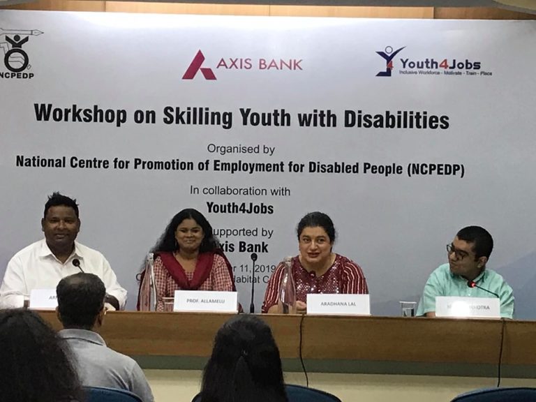 Skilling youths with disability' conference by NCPEDP