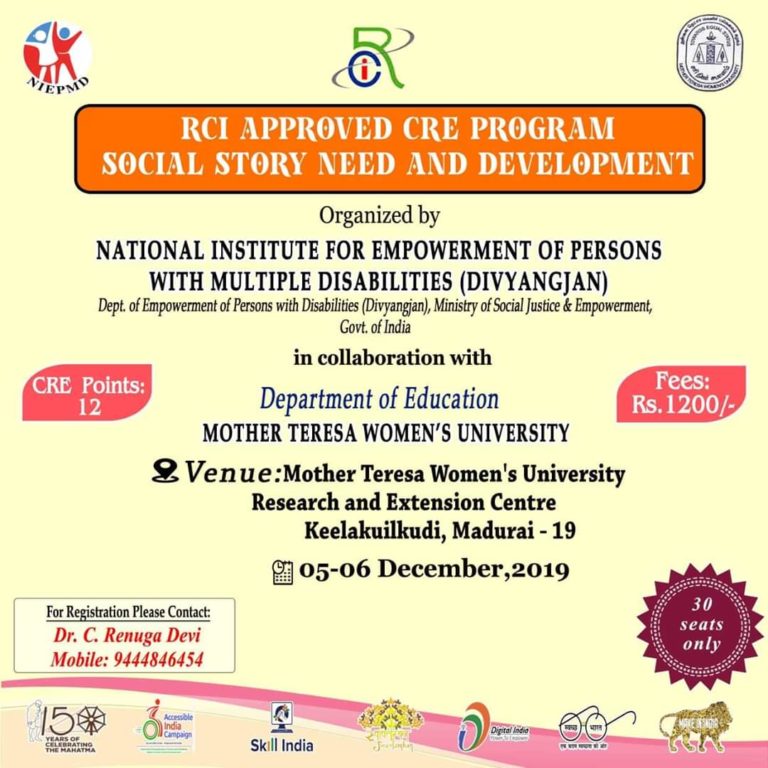 RCI approved CRE program Social Stroy Need and Development