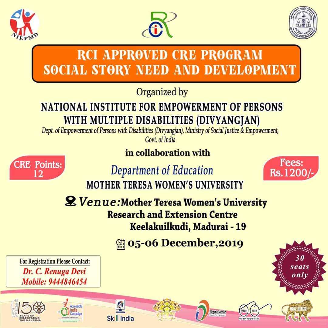 RCI approved CRE program Social Stroy Need and Development