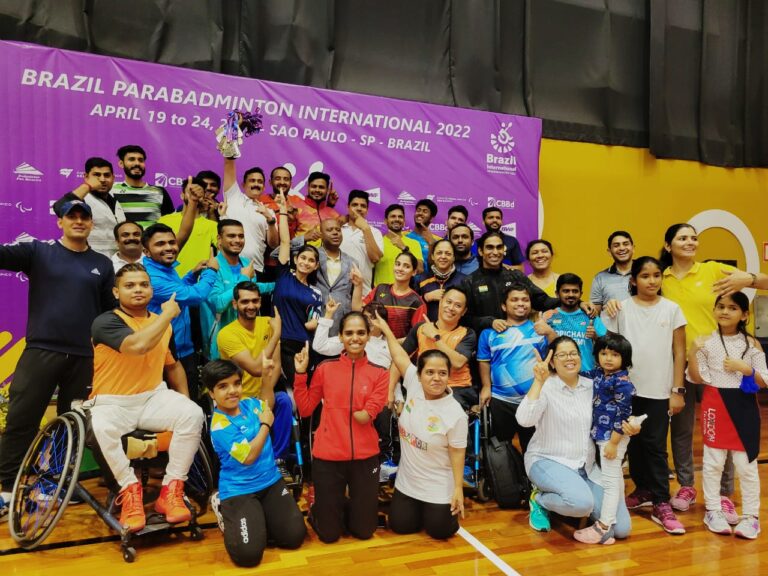 Indian Para Badminton Team Won 28 Medals in BRAZIL Para Badminton International