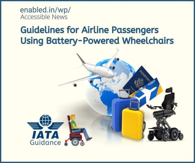 Guidelines for Airline Passengers Using Battery-Powered Wheelchairs
